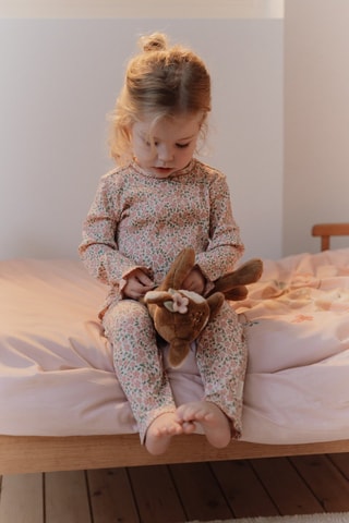 Pyjama en coton biologique - Rose