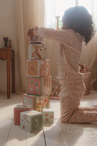 Pyjama en coton biologique - Rose