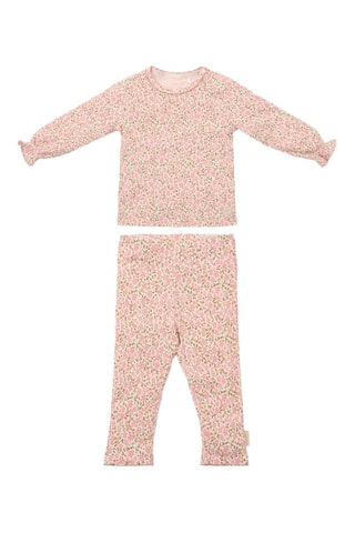 Pyjama en coton biologique - Rose