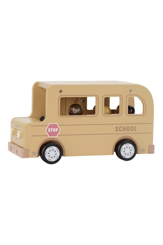 Bus scolaire et figurines en bois - Dès 18 mois