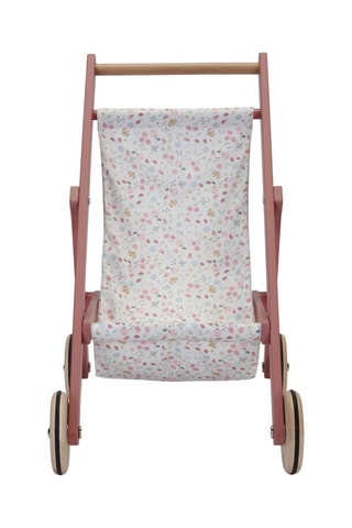 Poussette pliable pour poupée en bois - Dès 3 ans