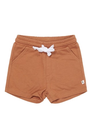 Short en coton biologique - Camel