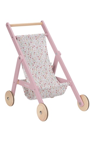 Poussette pour poupée en bois - Dès 3 ans