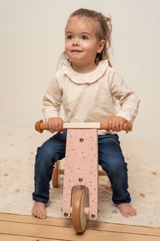 Tricycle en bois  Little Pink Flowers - Dès 12 mois