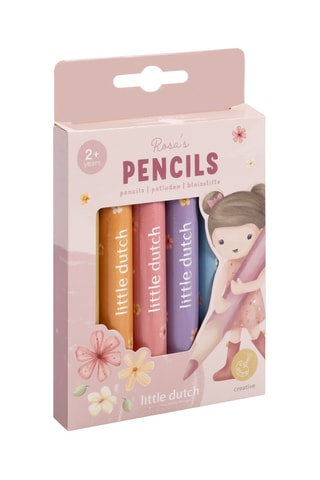 6 crayons de couleur Rosa - Dès 2 ans