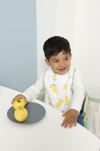 2 bavoirs Happy Lemon - Dès la naissance