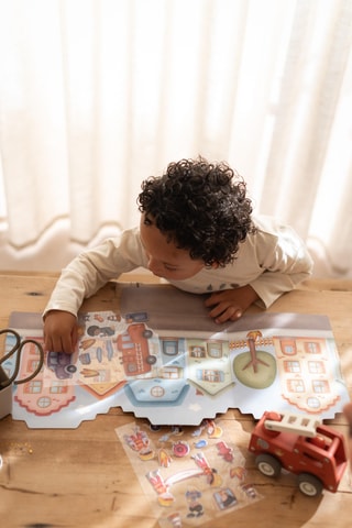Livre d'activités avec stickers Jim - Dès 3 ans