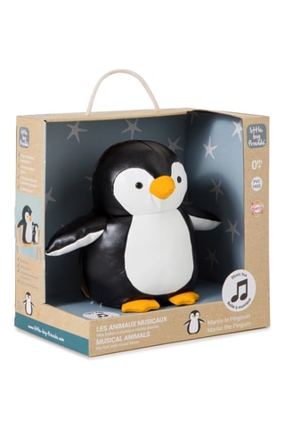 Peluche musicale Les Animaux Musicaux - Martin le Pingouin - Dès la naissance