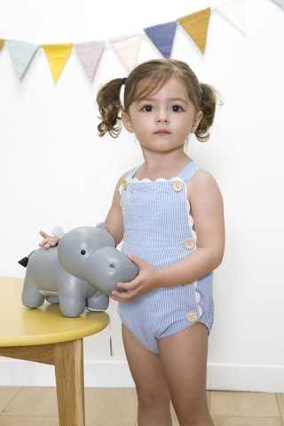 Peluche musicale Les Animaux Musicaux - Sam l'Hippopotame - Dès la naissance