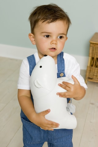 Peluche musicale Les Animaux Musicaux - Nathan l'Ours Blanc - Dès la naissance