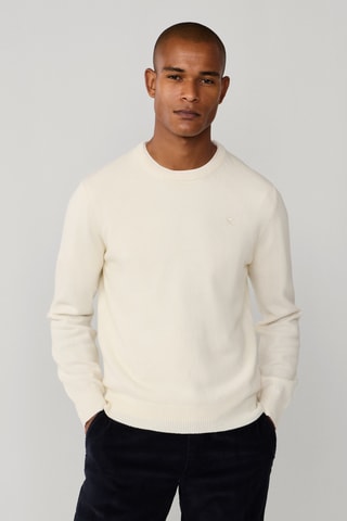 Pull en laine d’agneau - Blanc