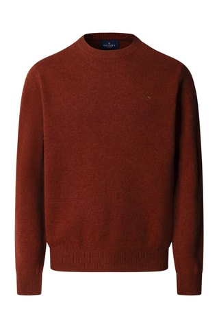 Pull en laine d’agneau - Rouge brique