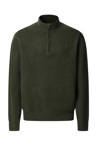 Pull en laine d’agneau - Kaki