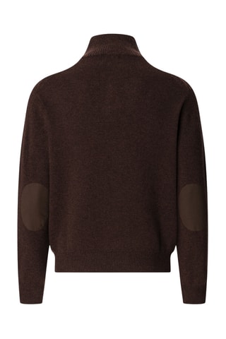 Pull en laine d’agneau - Marron foncé