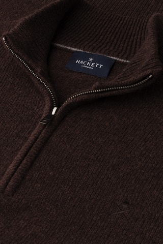 Pull en laine d’agneau - Marron foncé