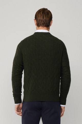 Pull en laine d’agneau - Kaki