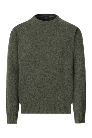 Pull en mérinos - Kaki
