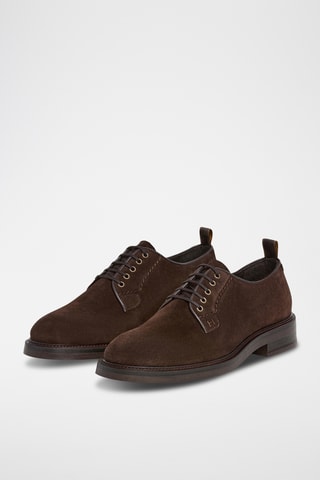 Derbys en nubuck - Marron
