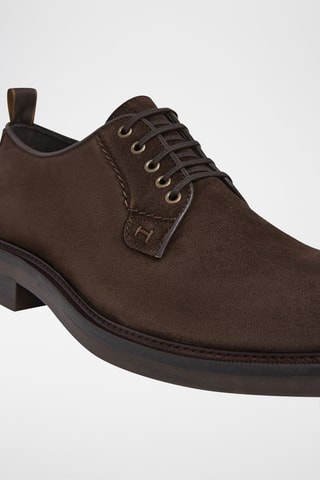 Derbys en nubuck - Marron