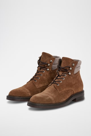 Boots en nubuck - Marron