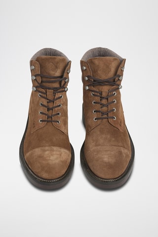 Boots en nubuck - Marron