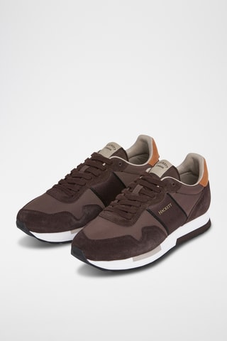 Baskets en cuir - Marron foncé