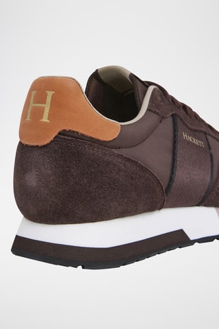 Baskets en cuir - Marron foncé