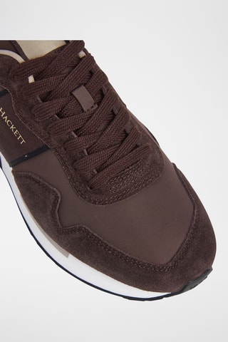 Baskets en cuir - Marron foncé