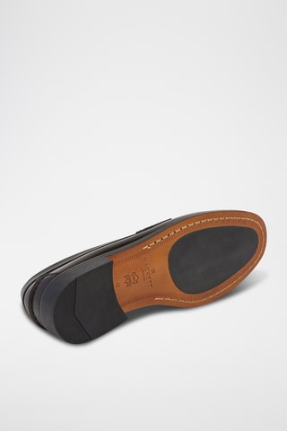 Mocassins en cuir - Marron foncé
