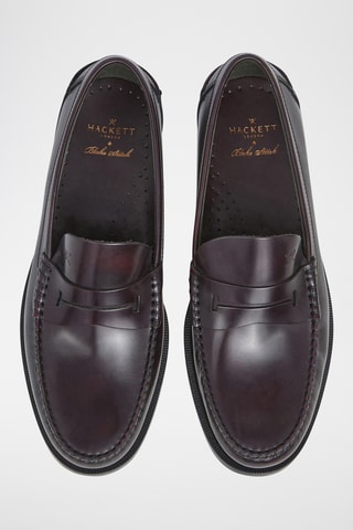 Mocassins en cuir - Marron foncé