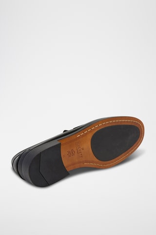 Mocassins en cuir - Noir