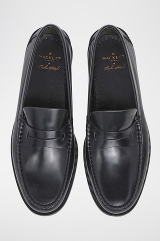 Mocassins en cuir - Noir