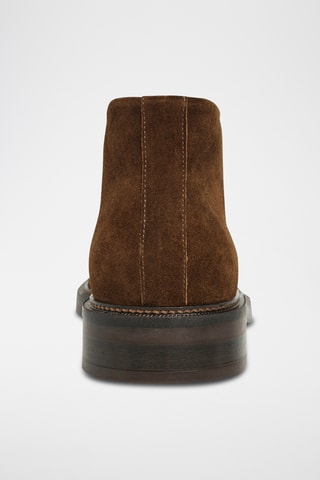Boots en nubuck - Marron foncé