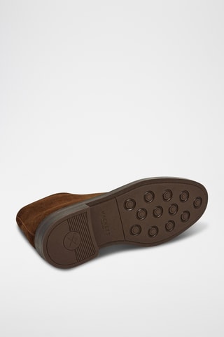 Boots en nubuck - Marron foncé