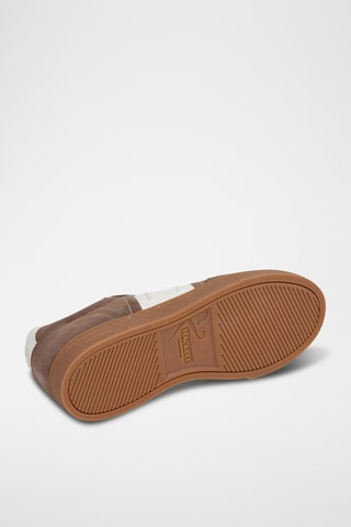 Baskets en cuir - Marron foncé