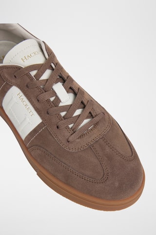 Baskets en cuir - Marron foncé