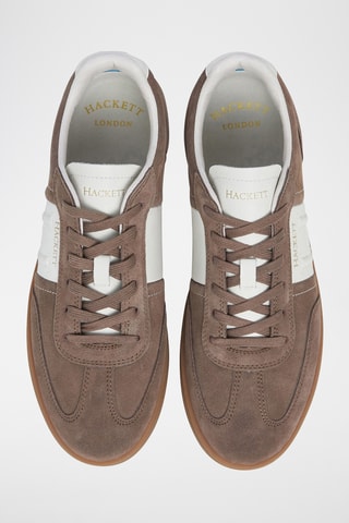 Baskets en cuir - Marron foncé