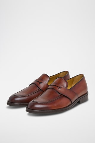 Mocassins en cuir - Marron