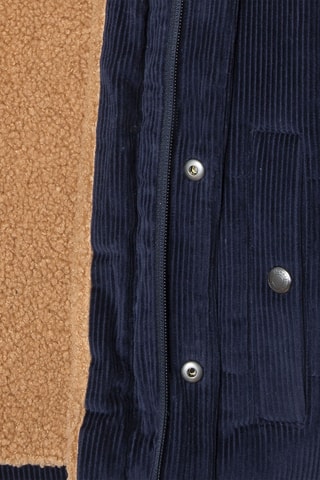 Doudoune en velours - Bleu marine