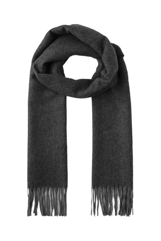 Echarpe en laine et cachemire - Gris foncé