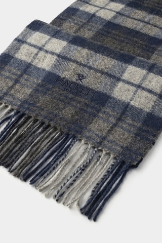 Echarpe en laine et cachemire - Gris clair