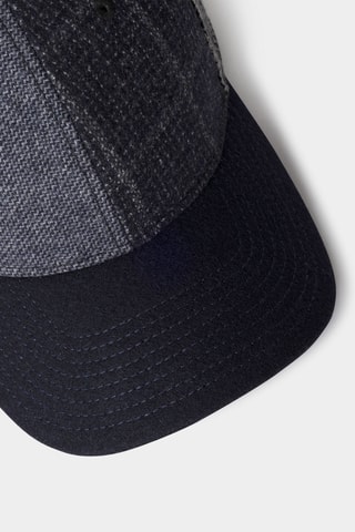 Casquette en laine - Bleu marine