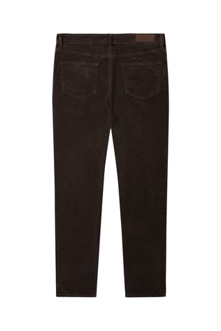 Pantalon en velours - Marron foncé
