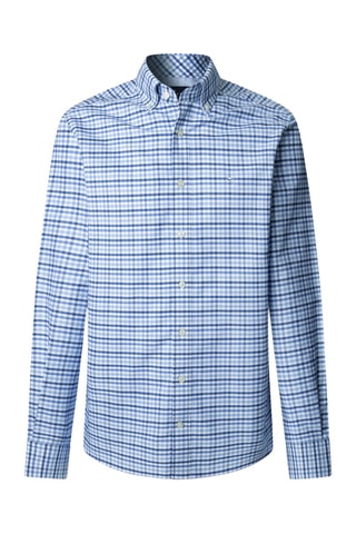 Chemise - Ciel et blanc