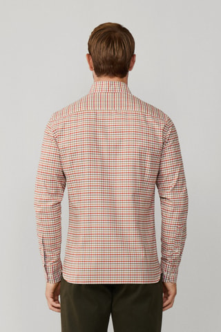 Chemise - Orange et kaki