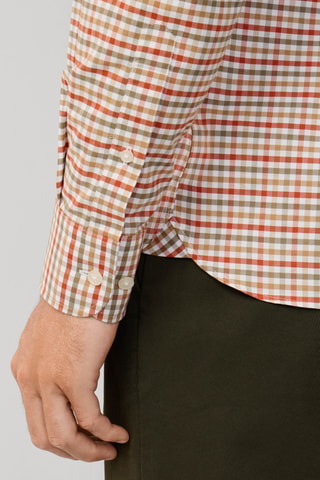 Chemise - Orange et kaki