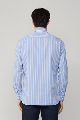 Chemise - Bleu cobalt et blanc