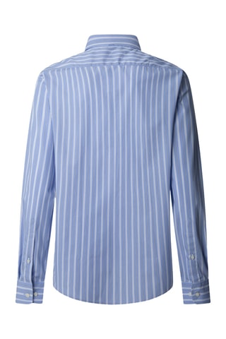 Chemise - Bleu cobalt et blanc