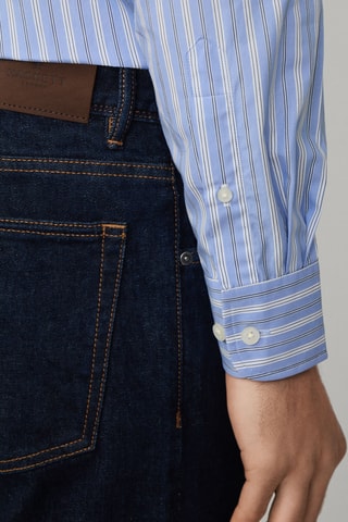 Chemise - Bleu cobalt et blanc