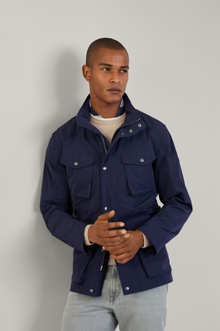 Parka à capuche - Bleu marine